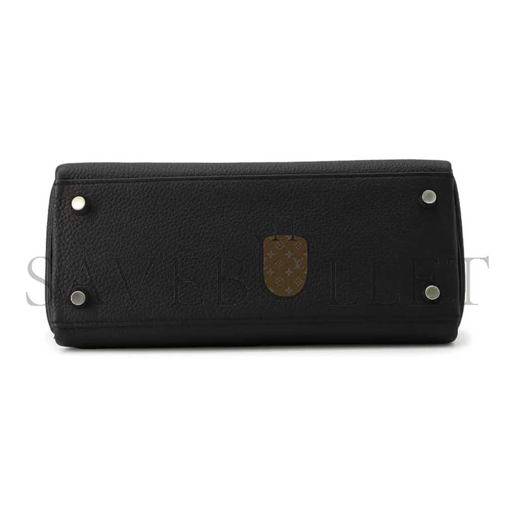 HERMÈS MASTER KELLY 28 RETOURNE BLACK TOGO LEATHER (28*22*10cm)
